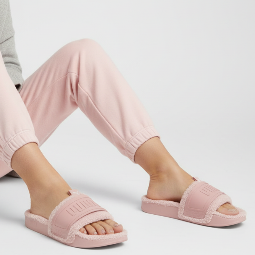 Order PUMA Leadcat Ylm Slide Winter 一字拖鞋 低筒 男女同款 粉色