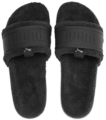 Puma Leadcat YLM Slide Winter Slide Black 370291-01 Shop Puma Leadcat YLM Slide Winter Slide Black 370291-01