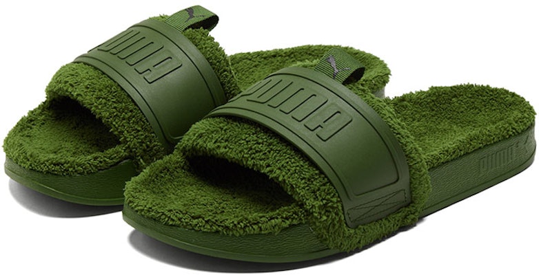 Puma Leadcat Ylm Slide Winter Slipper Green 384411-03 Lookbook Puma Leadcat Ylm Slide Winter Slipper Green 384411-03
