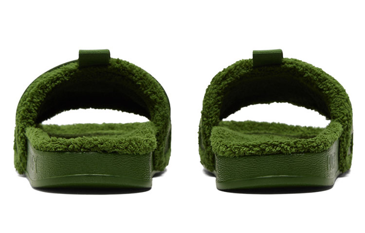 Sizing PUMA Leadcat Ylm Slide Winter 舒適軟底 防滑運動 一字拖鞋 男女同款 綠