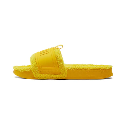 Puma Leadcat Ylm Slide Winter YellowThickenedSlippers Yellow