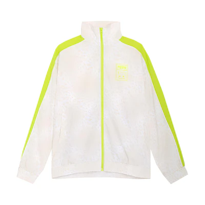Puma Leopard Print Woven Track Jacket White Unisex 627265-02