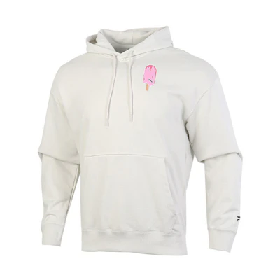 Puma Letter Graphic Hoodie in Smoke Gray 599303-05