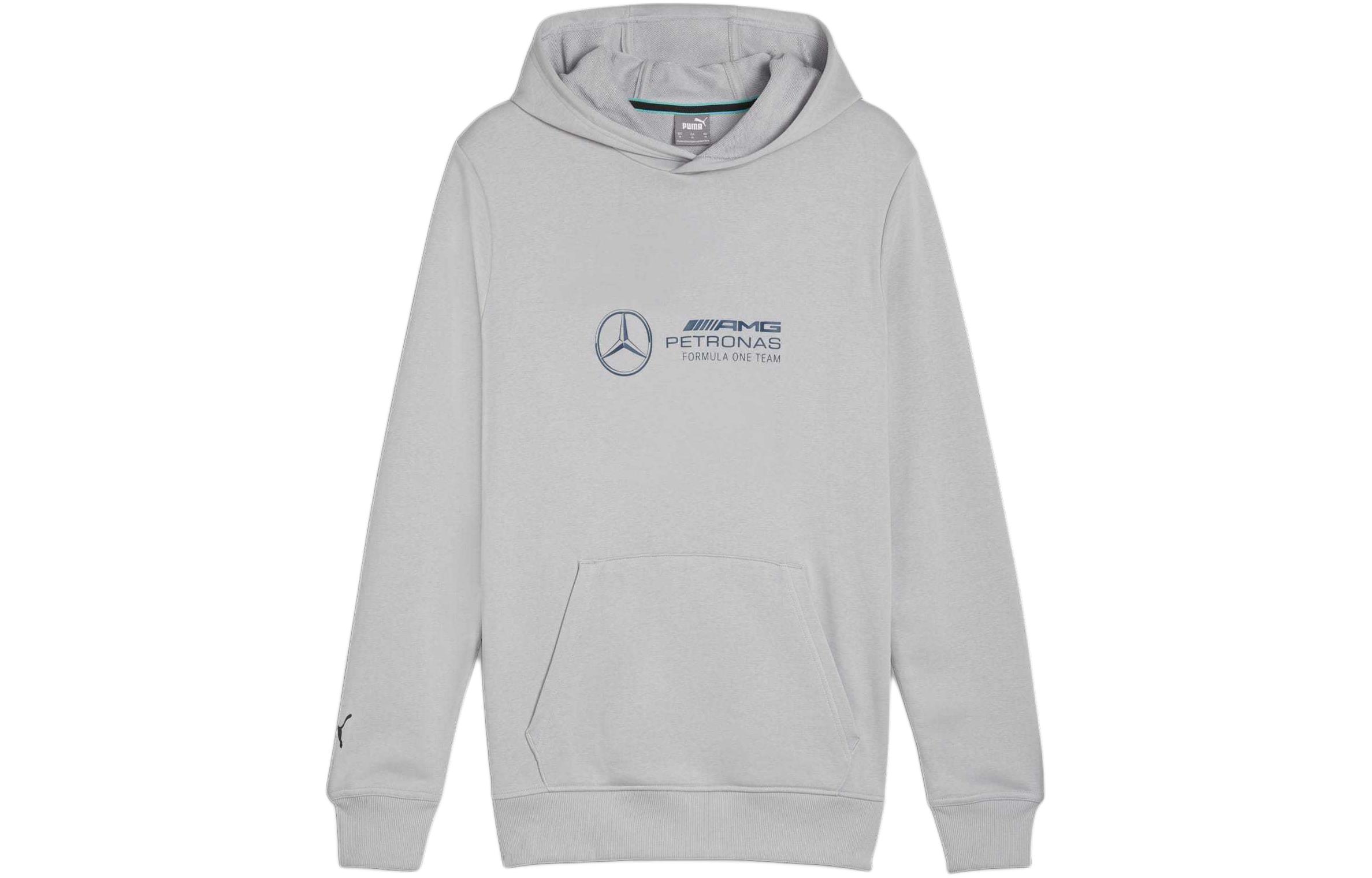 Puma Letter Graphic Hoodie Training Sweatshirt Grey 623749-02