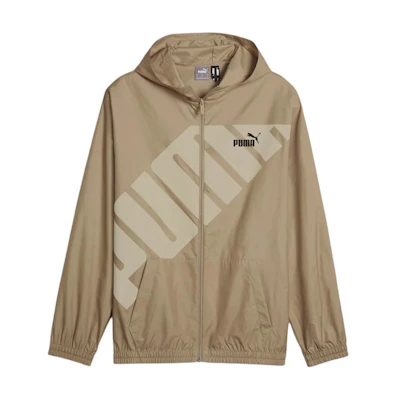 Puma Letter Logo Pullover Hoodie Jacket - Light Brown 626023-83