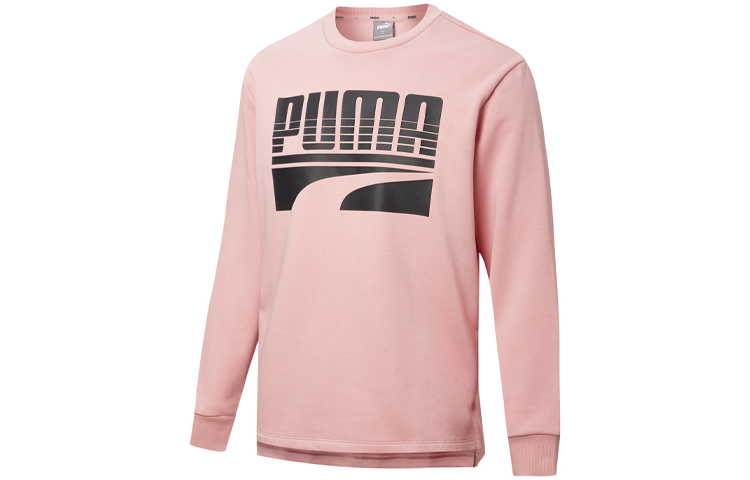 Puma Letter Print Sweatshirt Newlywed Pink 580905-14