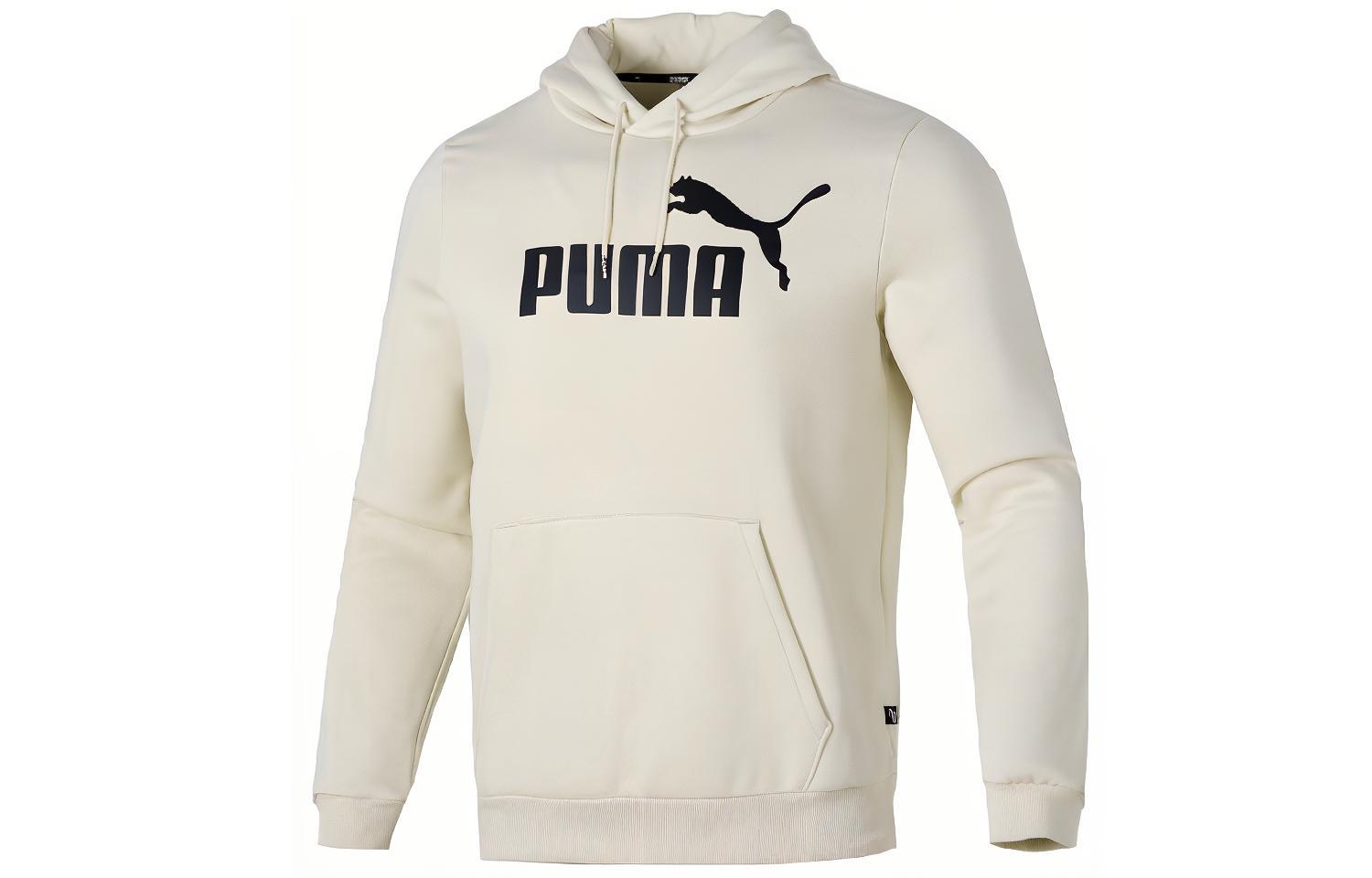Puma Lifestyle Hoodie with Logo Print - White 672475-87