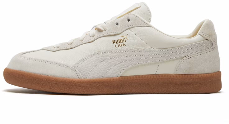 Puma Liga Leather Shoe Beige 364597-01 Buy Puma Liga Leather Shoe Beige 364597-01