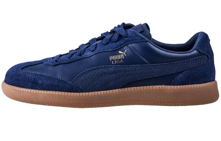 Puma Liga Leather Shoes Blue 364597-04