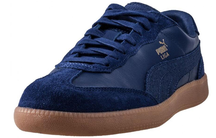 Order 푸마 리가 레더 블루 슈즈 (Puma Liga Leather Blue Shoes) 364597-04