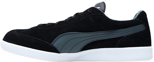 Puma Liga Suede Low Casual Board Shoes Black/Blue/White 341466-91 Puma Liga Suede Low Casual Board Shoes Black/Blue/White 341466-91