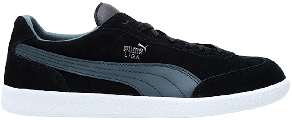 PUMA Liga Suede 低筒 板鞋 男女款 黑藍白 Order PUMA Liga Suede 低筒 板鞋 男女款 黑藍白
