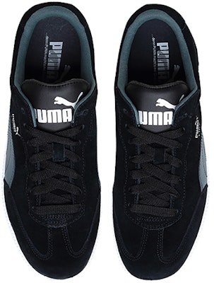 PUMA Liga Suede 低筒 板鞋 男女款 黑藍白 Shop PUMA Liga Suede 低筒 板鞋 男女款 黑藍白