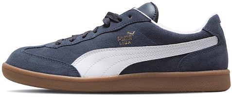 Puma Liga Suede Low Casual Board Shoes Blue/White 341466-51 Puma Liga Suede Low Casual Board Shoes Blue/White 341466-51