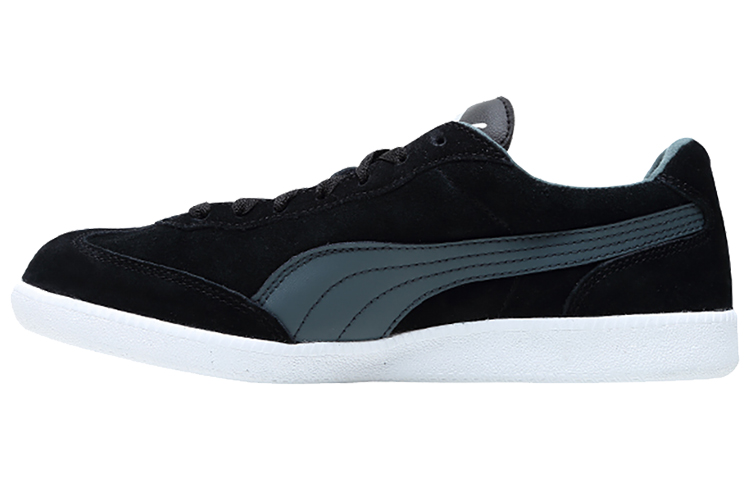 Puma Liga Suede Low Casual Board Shoes Black/Blue/White 341466-91