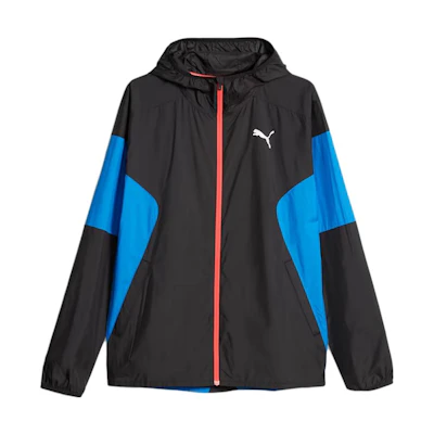 Puma Lightweight Blue Hooded Zip-Up Running Jacket 524041-51