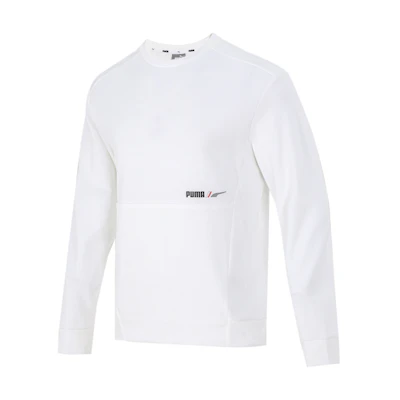 Puma Lightweight Breathable Crewneck Sweatshirt White 846532-02