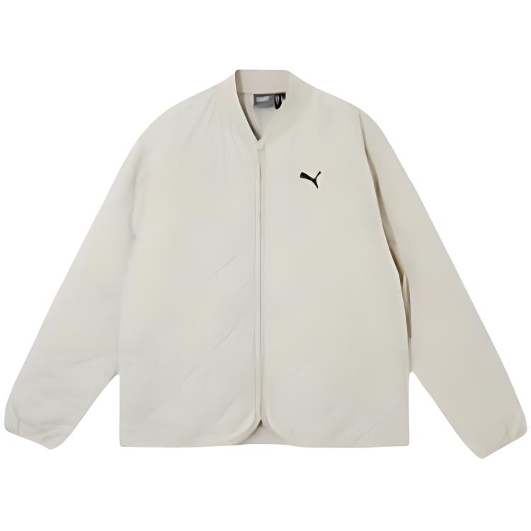 Puma Lightweight Padded Solid Color Casual Jacket White Fashion 632291-87