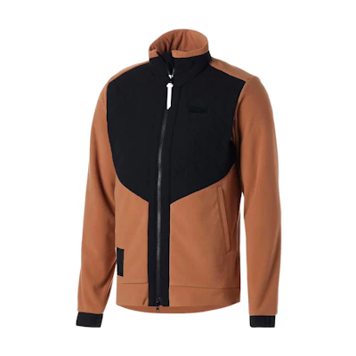 Puma Logo Badge Colorblock Zip-Up Jacket Brown 539379-02