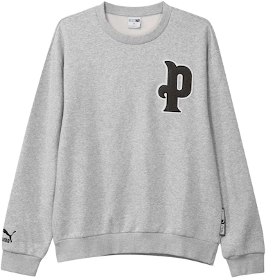 Puma 標誌灰色圓領長袖運動衫 534383-04 Buy Puma 標誌灰色圓領長袖運動衫 534383-04