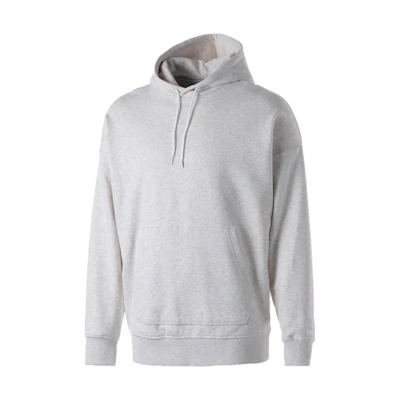 Puma Logo Embroidered Hoodie Grey 537554-13