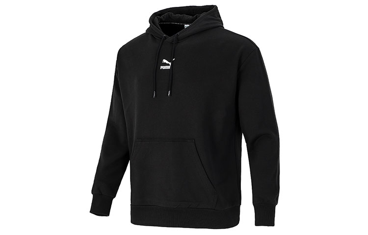 Puma Logo Graphic Knit Hoodie Black - Perfect Gift for Him 533114-01