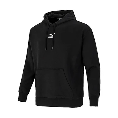 Puma Logo Graphic Knit Hoodie Black - Perfect Gift for Him 533114-01