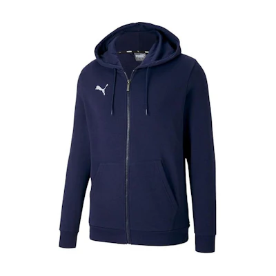 Puma Logo Hoodie Jacket - Navy Blue 656708-06