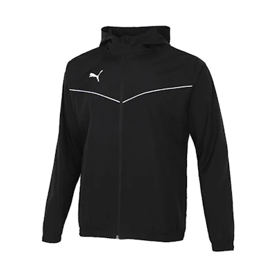 Puma Logo Knitted Hoodie Jacket Men Black 657396-03