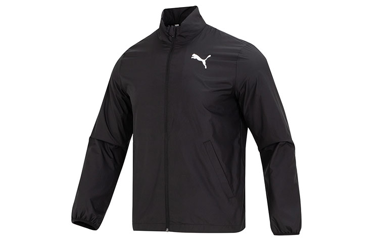 Puma Logo Print High Collar Jacket for Men 680657-01