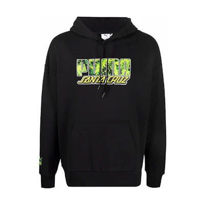 Puma Logo Print Pullover Sweatshirt Men’s Black 532240-01