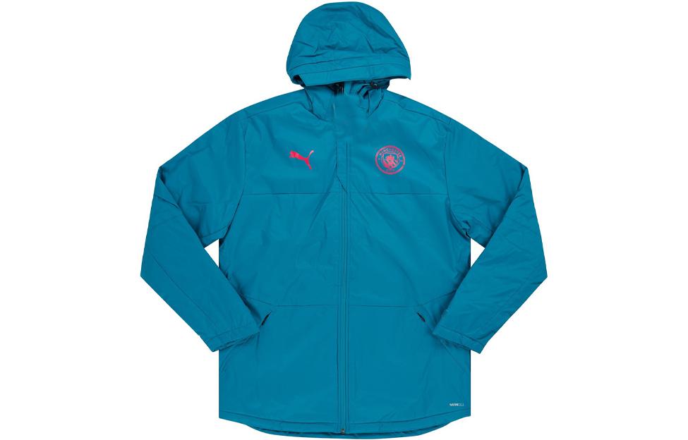 Puma Logo Printed Loose Fit Hoodie Jacket Men’s Blue 764482-14