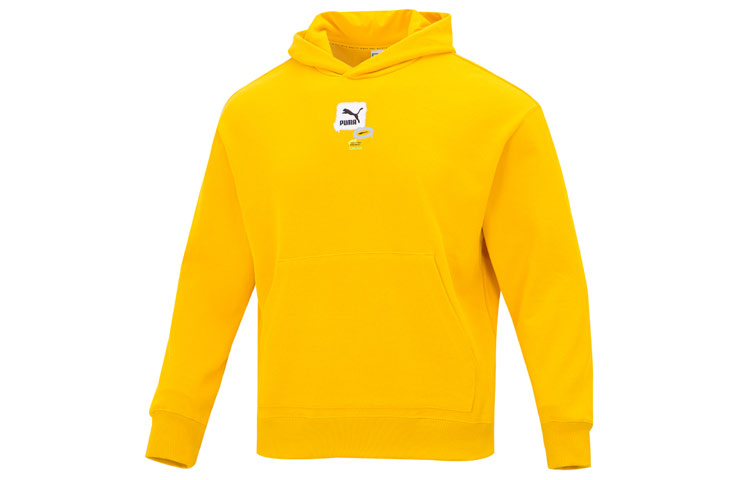 Puma Logo Retro Casual Sports Sweatshirt Yellow - 536061-85