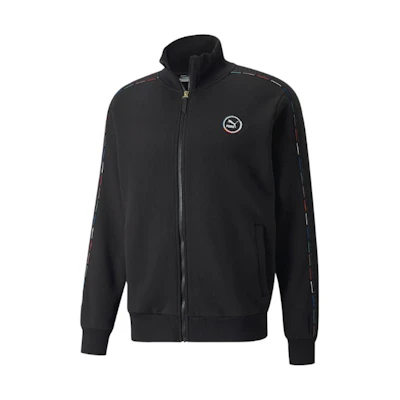 Puma Logo Stand Collar Zip-Up Sports Jacket Unisex - Black 535371-01
