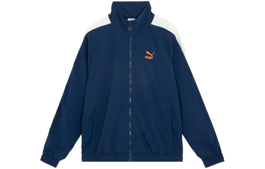 Puma Logo Zip-Up Track Jacket Unisex Deep Blue 627167-12