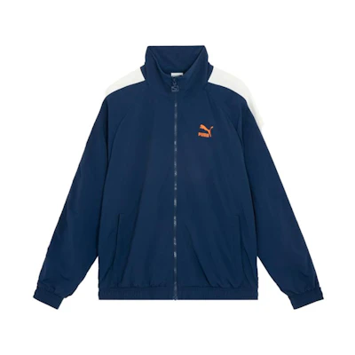 Puma Logo Zip-Up Track Jacket Unisex Deep Blue 627167-12