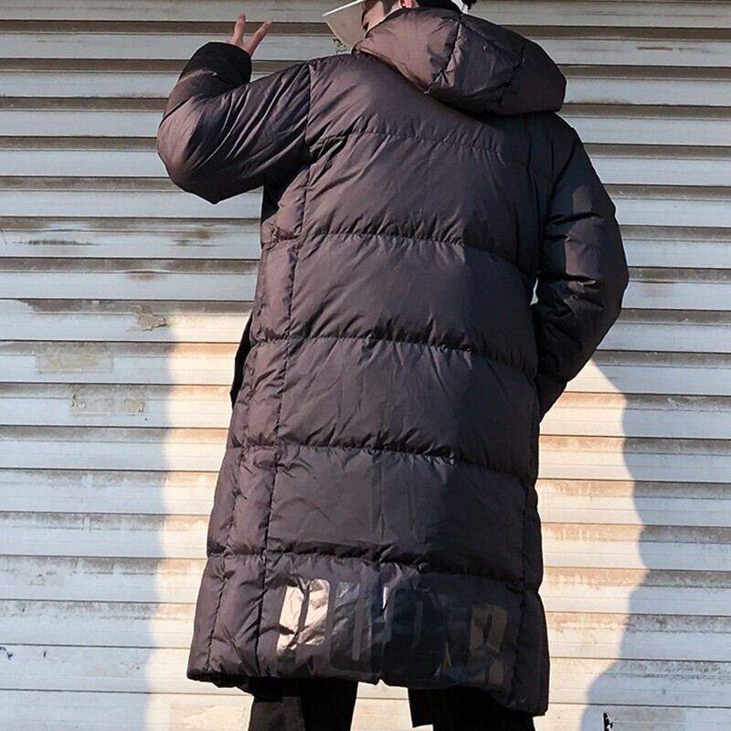 Details for Puma 長版連帽羽絨外套 - 冬季情侶款 黑色 581642-01