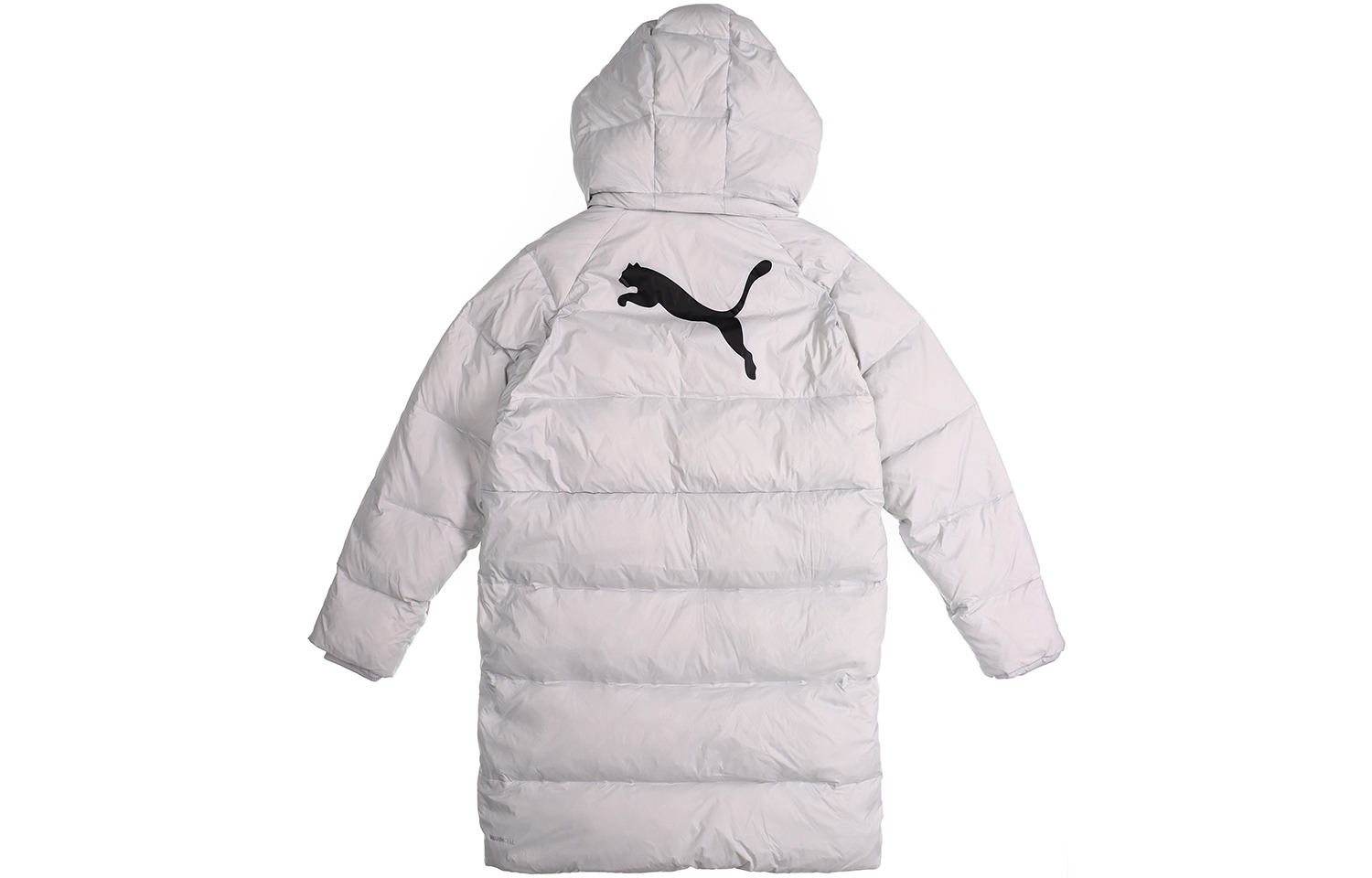 Lookbook Puma 長款連帽羽絨外套 灰白色 冬季情侶系列 928652-02