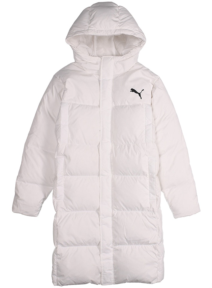 puma-long-hooded-down-jacket-unisex-windproof-thermal-white-581642-02