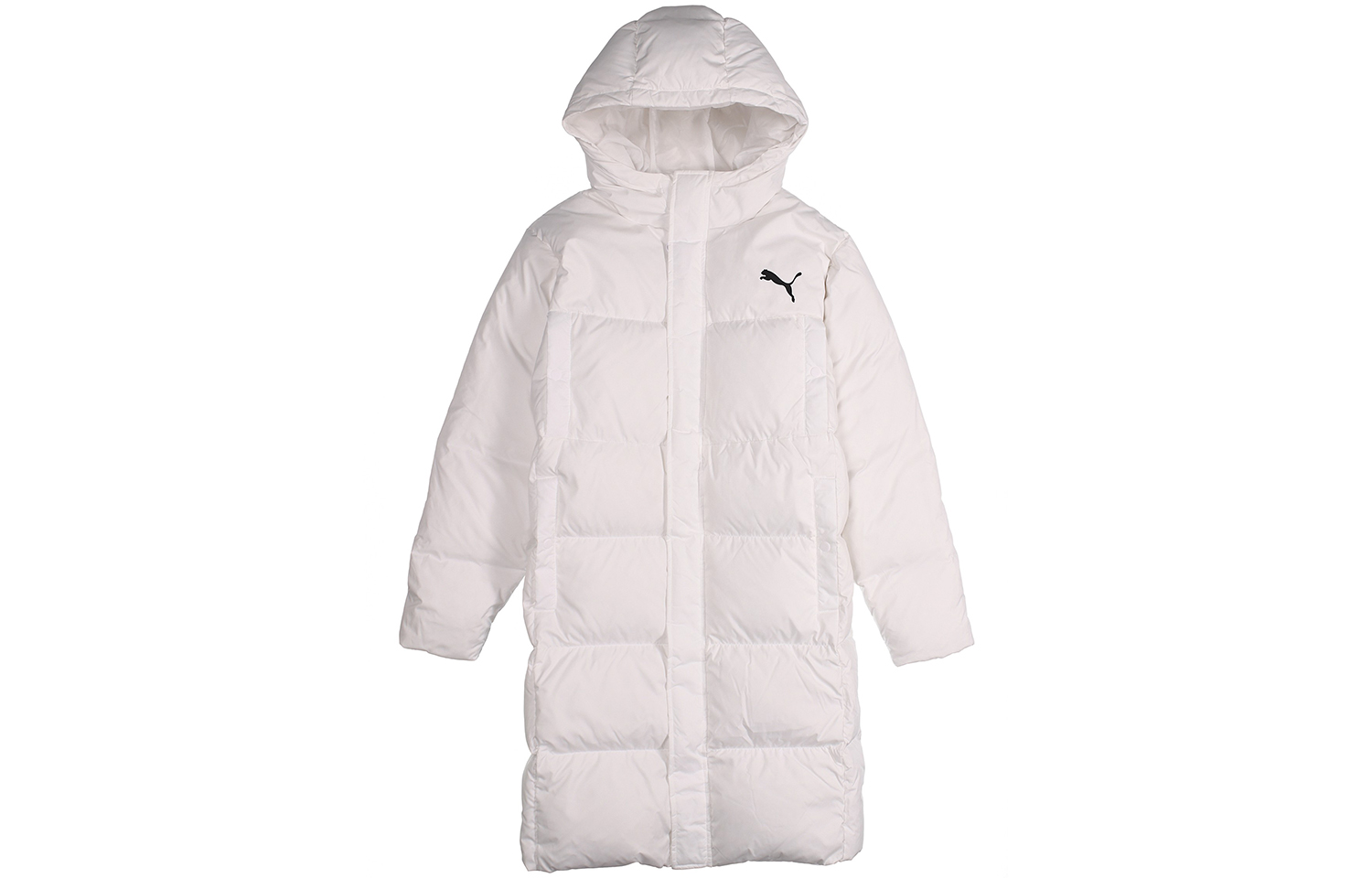 Order PUMA 長版連帽羽絨外套 男女適穿 防風保暖 白色 581642-02
