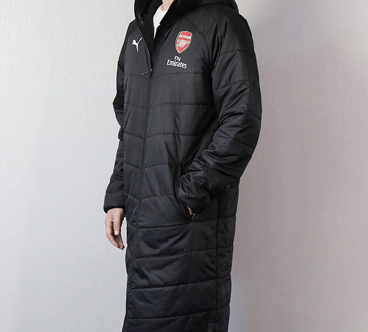 Details for 푸마 롱 후드 겨울 코튼 자켓 블랙 753239-04