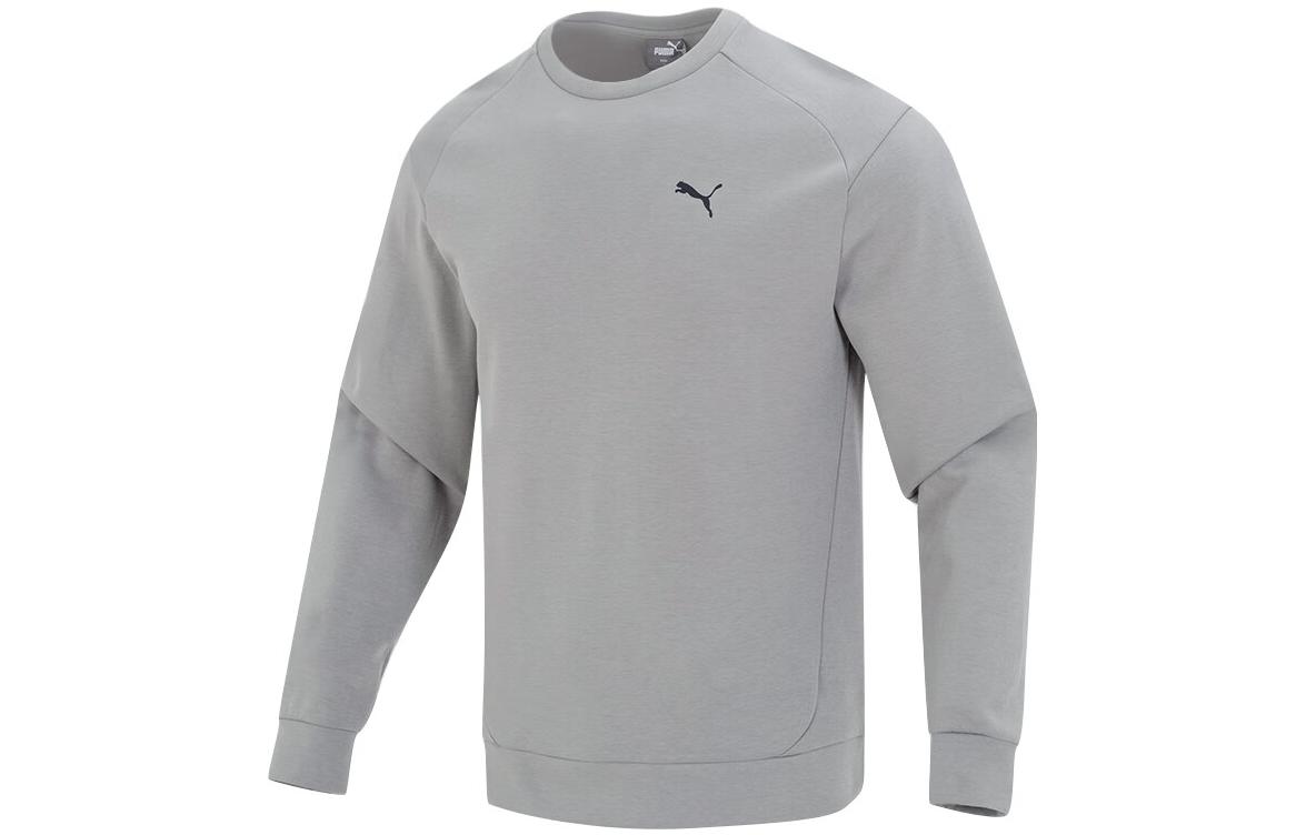 Puma Loose Fit Breathable Casual Pullover Sweatshirt Grey 678368-14