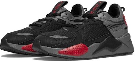 Lookbook PUMA 舒適 防滑耐磨 低筒 休閒生活鞋 男款 黑灰紅