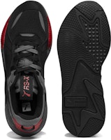 Shop PUMA 舒適 防滑耐磨 低筒 休閒生活鞋 男款 黑灰紅