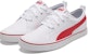 Puma Street Retro Kasut Skateboard Rendah Uniseks Putih Merah 367928-02