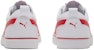Puma Street Retro Kasut Skateboard Rendah Uniseks Putih Merah 367928-02