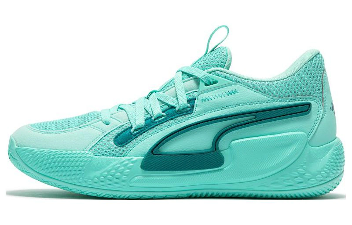 Puma Low-Top Basketball Shoes 'Blue Green'