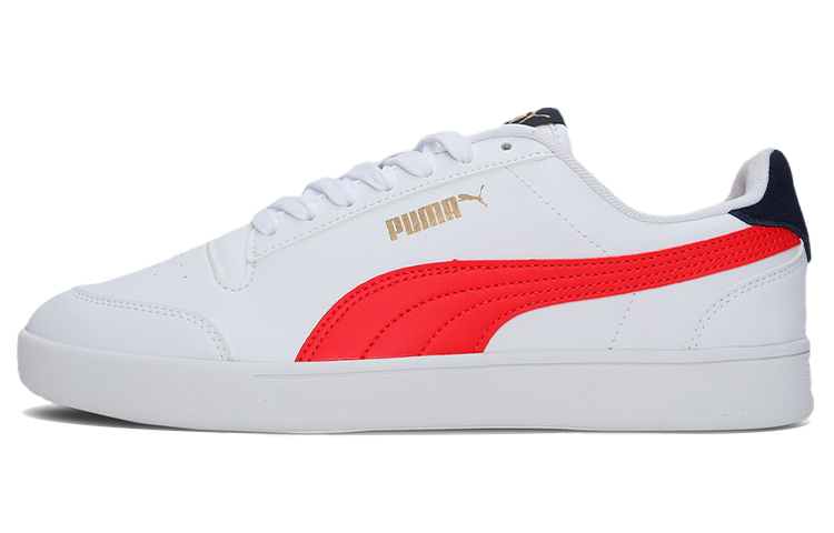 Buy 彪马男女同款白/红色Shuffle运动鞋 309668-10