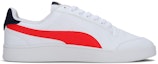 Order プーマ Shuffle スニーカー 白/赤 (ユニセックス) 309668-10