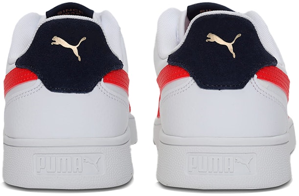 プーマ Shuffle スニーカー 白/赤 (ユニセックス) 309668-10 Shop プーマ Shuffle スニーカー 白/赤 (ユニセックス) 309668-10
